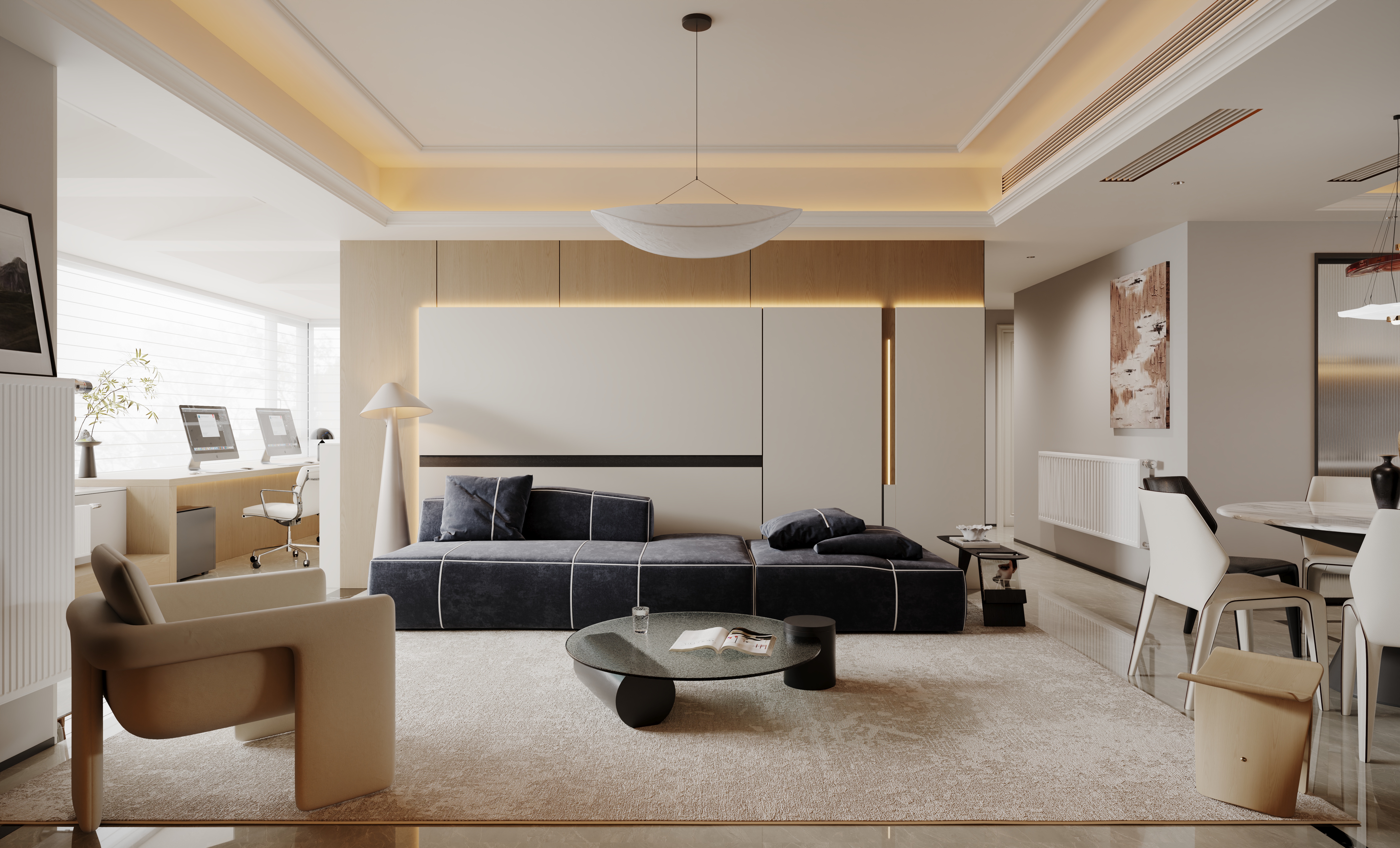 近期渲染 精装房平层-11