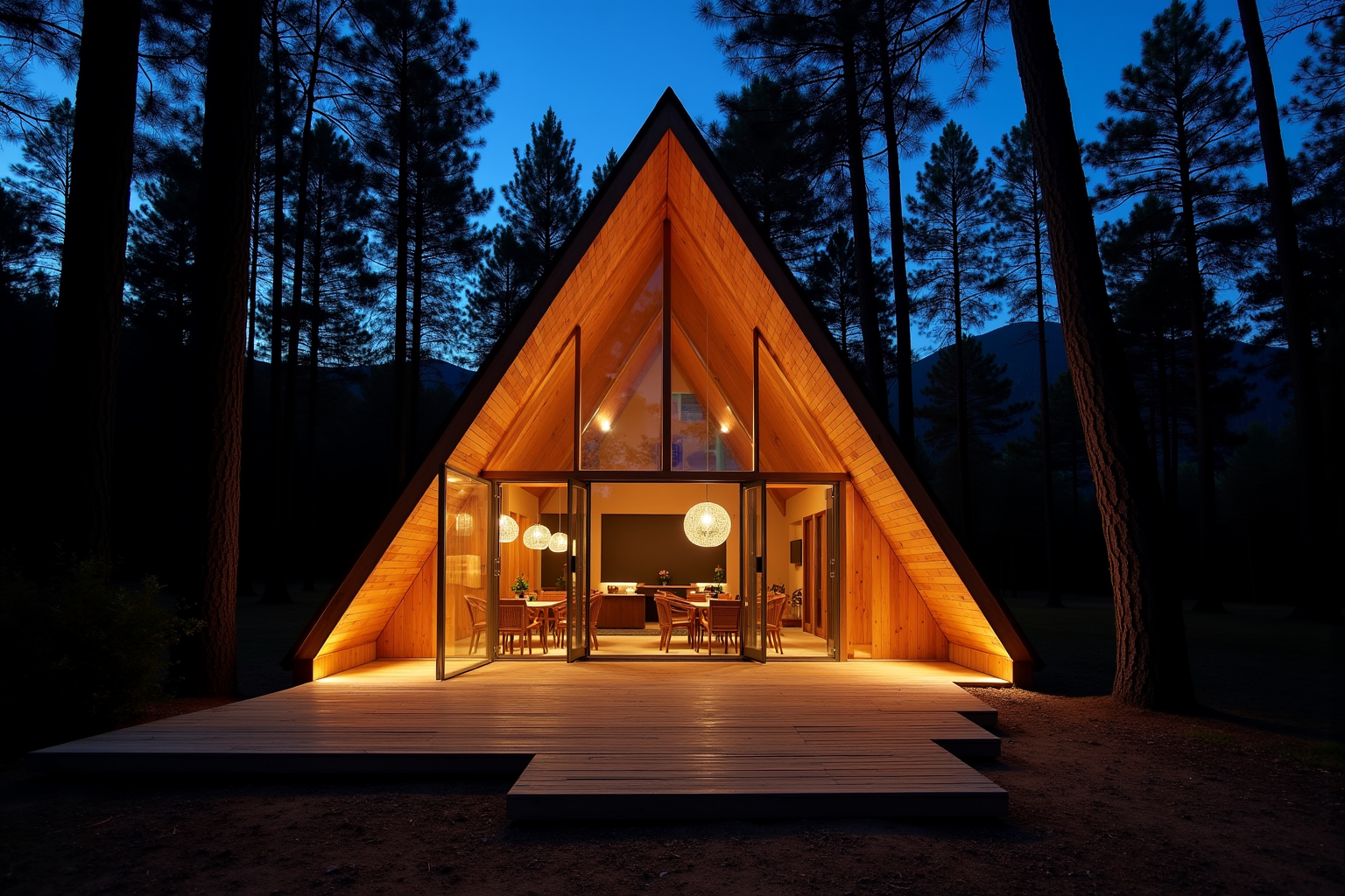 AI创意设计95-三角树屋-0