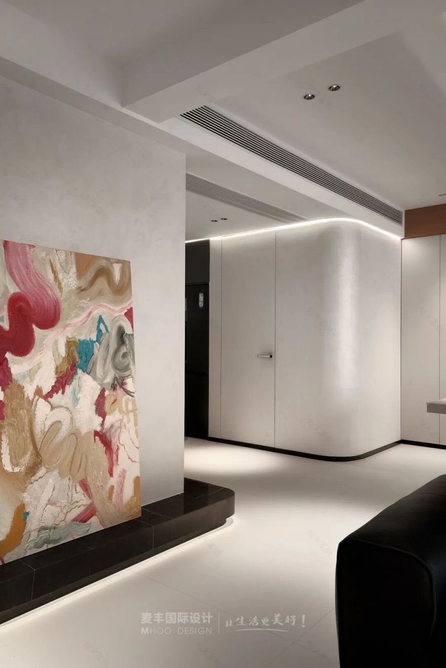 MHOO|禧瑞江南200㎡现代风:每一处留白都盛着生活的诗意-63
