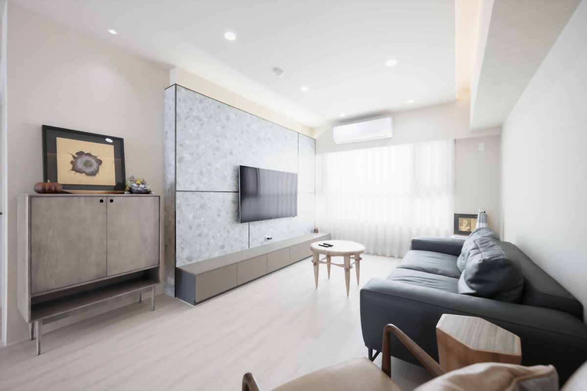 藝術大街  20年老屋翻新簡約明亮丨藝瓦高雄室內空間設計-1