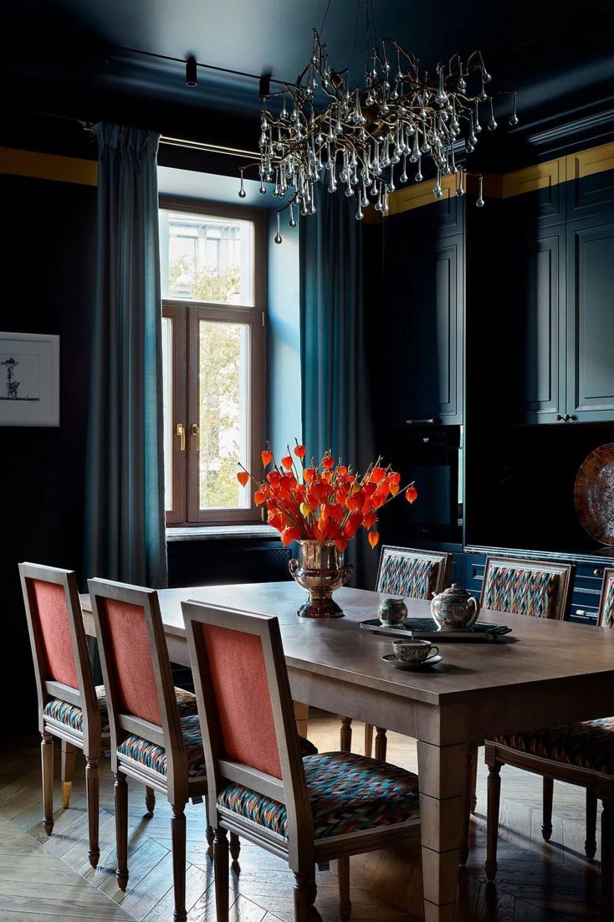 莫斯科市中心典雅浪漫别墅设计丨俄罗斯莫斯科丨Alisa Shabelnikova-5