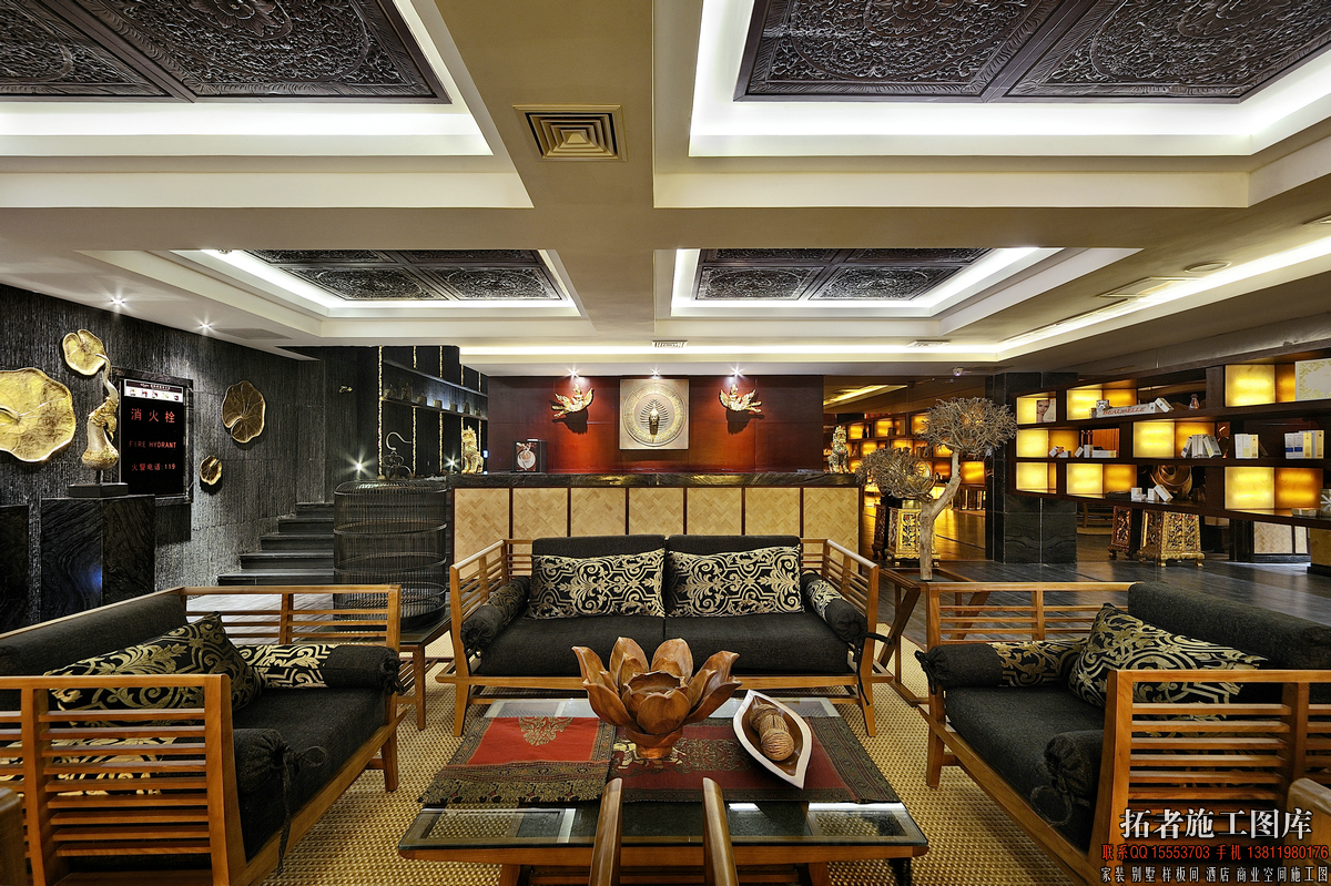 福州铭濠酒店异域风情会所空间设计-23