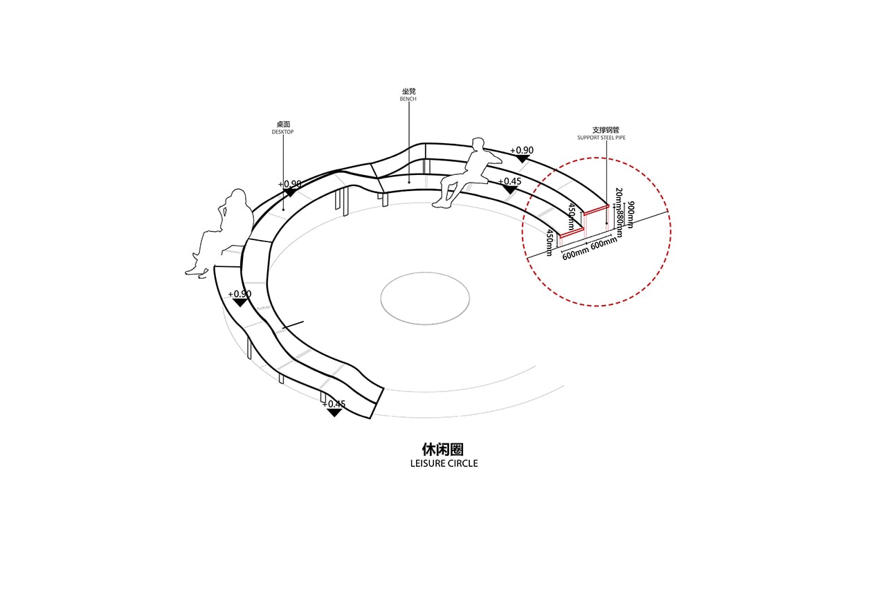 缘圈 · 南京银城·Kinma Q+ 青年社区广场景观-44