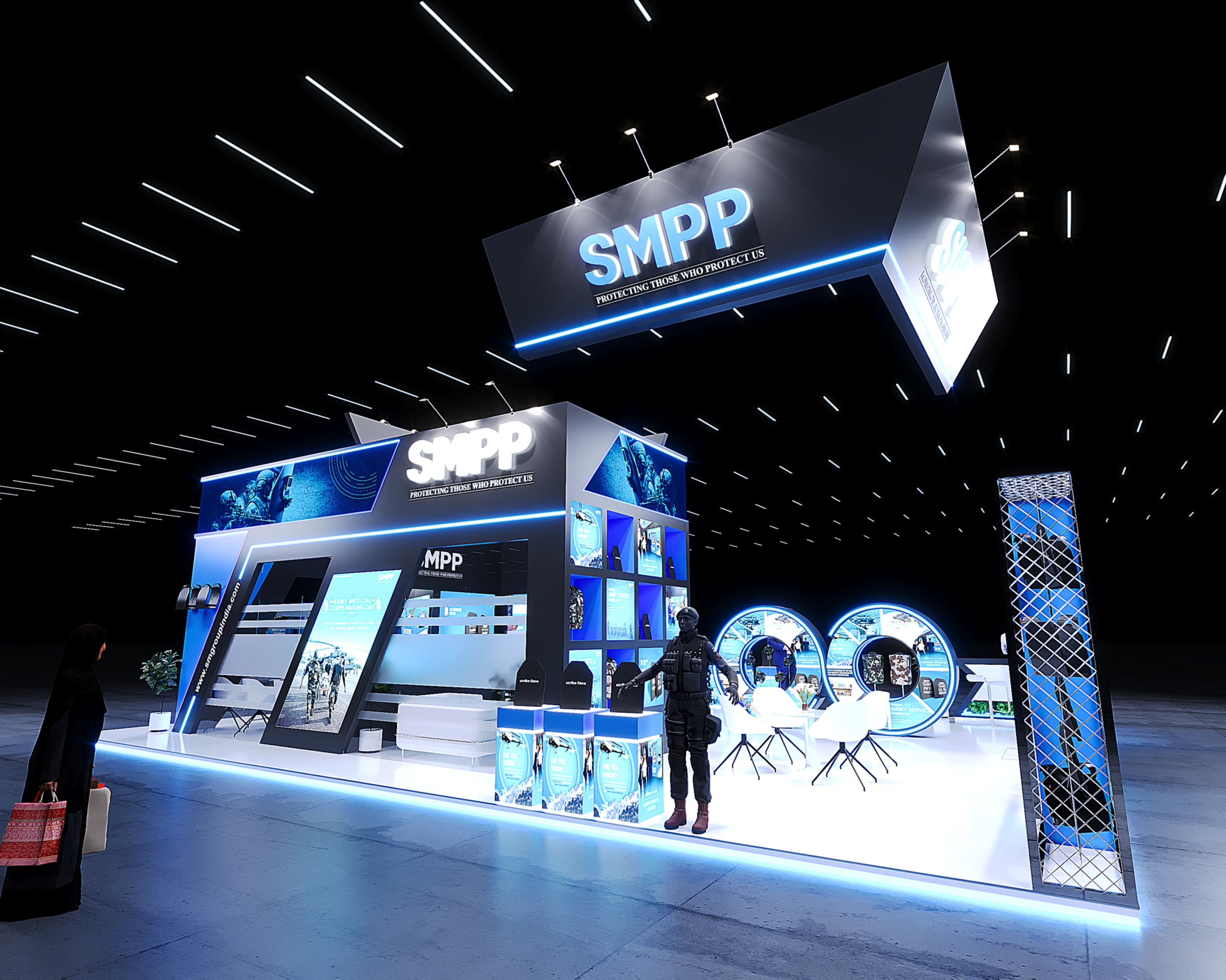 SMPP | 4 Side Open Stall-0