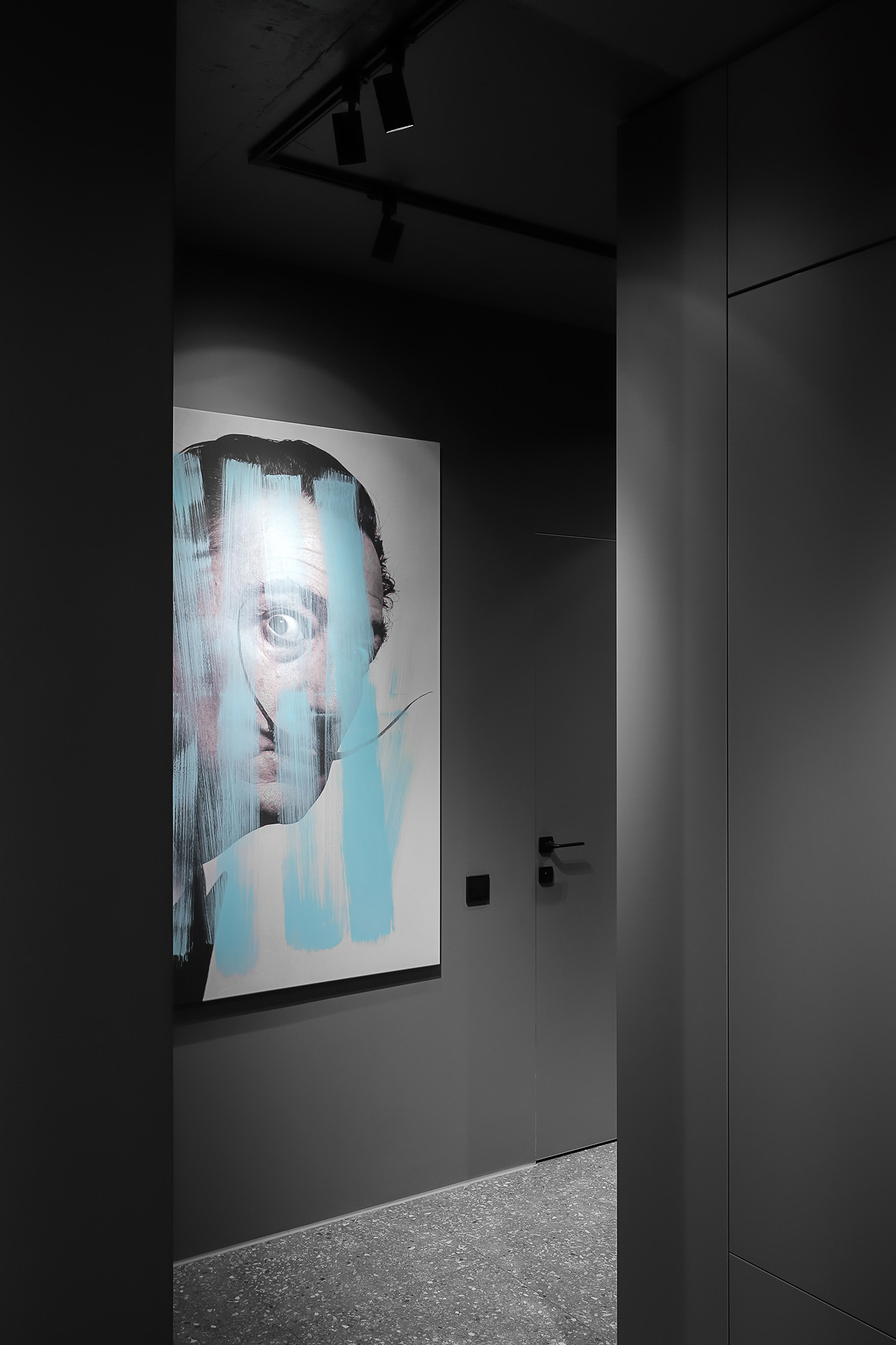 高级黑公寓设计丨乌克兰基辅-6