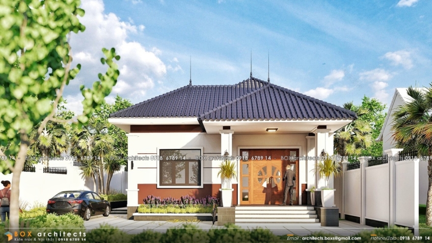 现代日式斜顶房屋·四级房屋-6