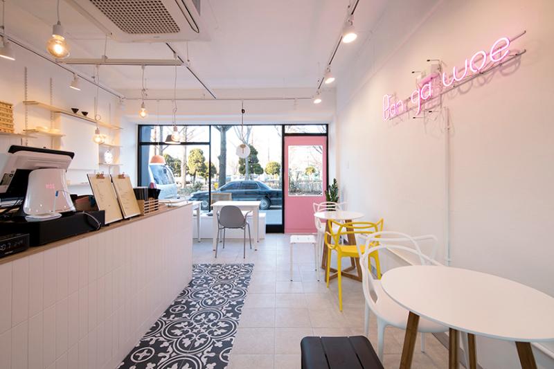 简约清新 韩式咖啡厅设计-4