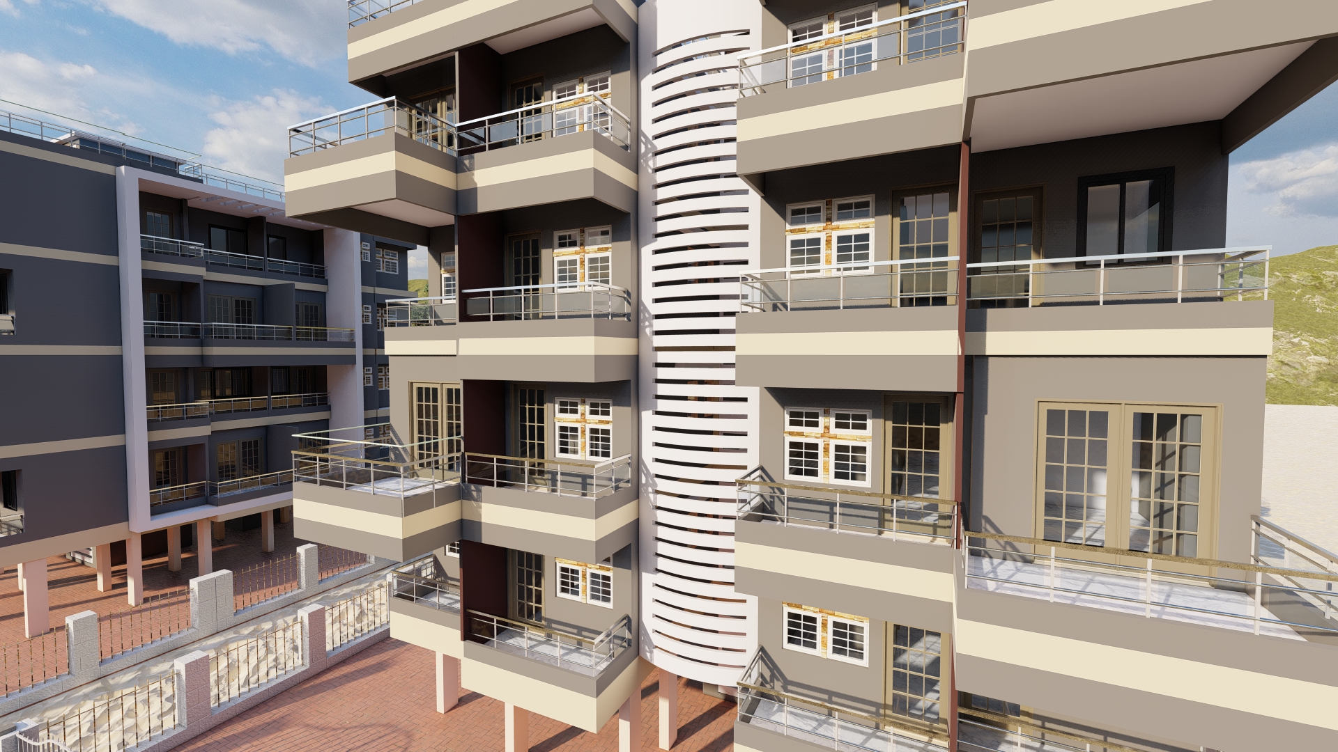 Revit Design House Exterior-8