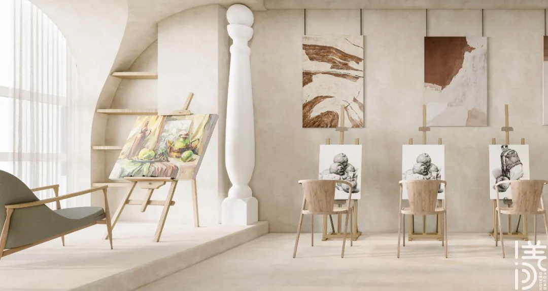 锈迹·水泥艺术 · 侘寂风格画室设计丨深圳漾空间设计有限公司-26