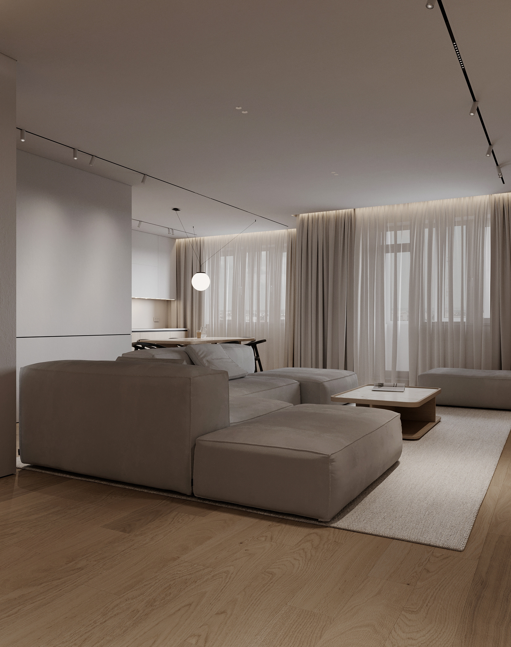 ЖК:Александровский 公寓室内设计项目丨俄罗斯车里雅宾斯克丨Ananev Architects-24