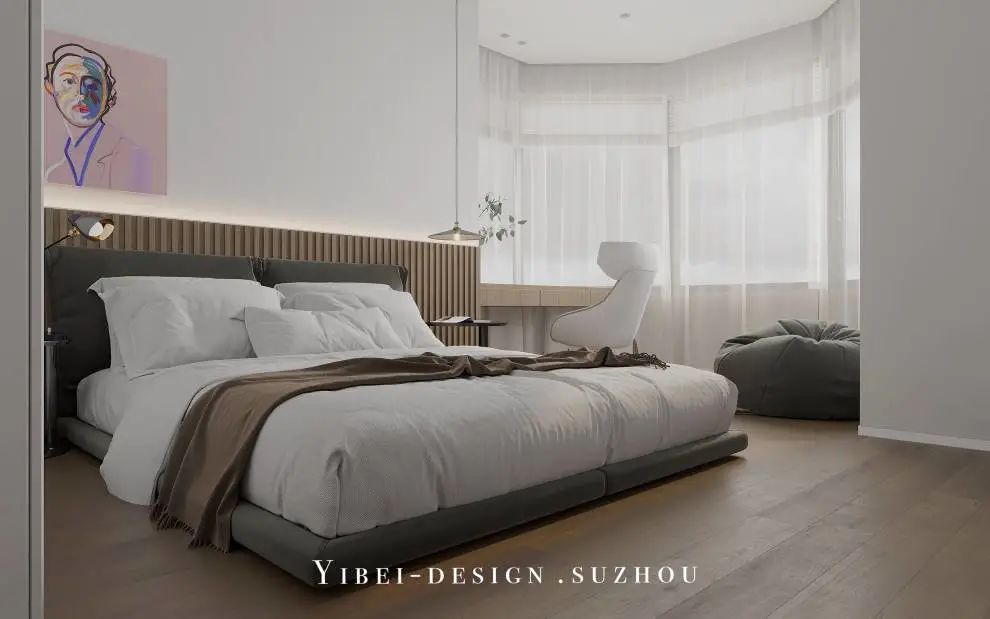 时光梦境中的简约温馨家居设计丨中国苏州丨一贝设计-25