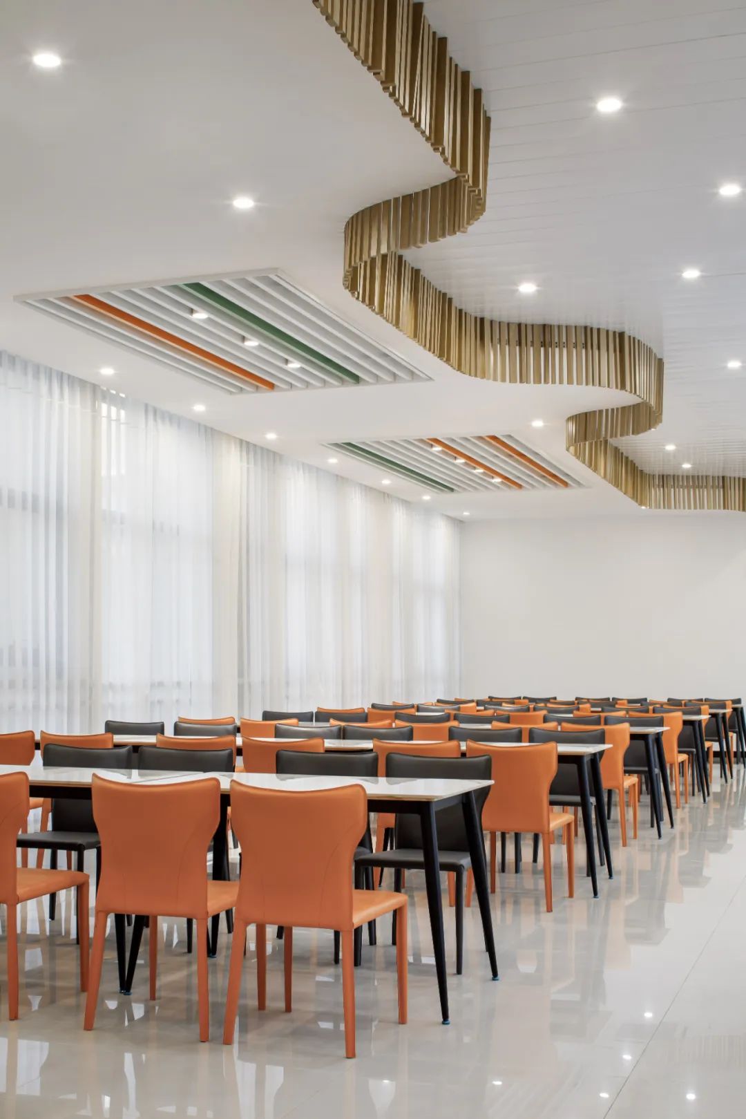 河南工业大学餐厅丨中国郑州丨晓寒建筑空间设计-48