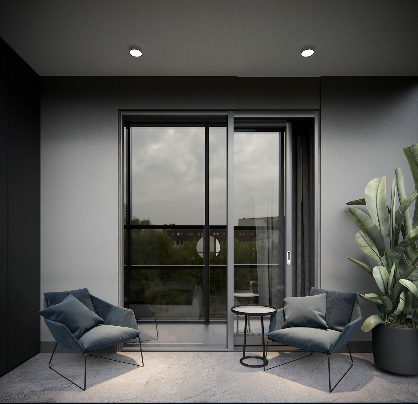 现代高级灰住宅-12