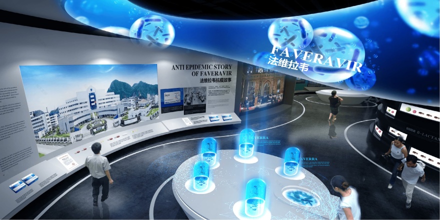 椒江绿色药都小镇医药博物馆展厅设计丨森克思科技-11