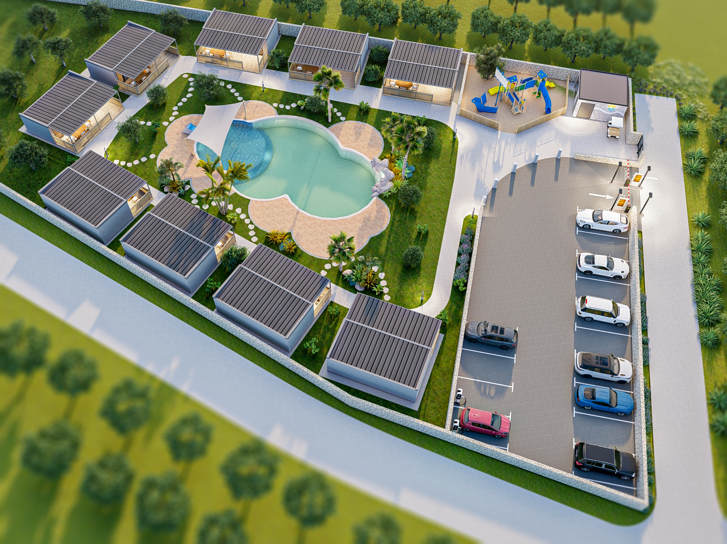 Camping site Istria/Croatia-MASTER PLAN/Concept-10