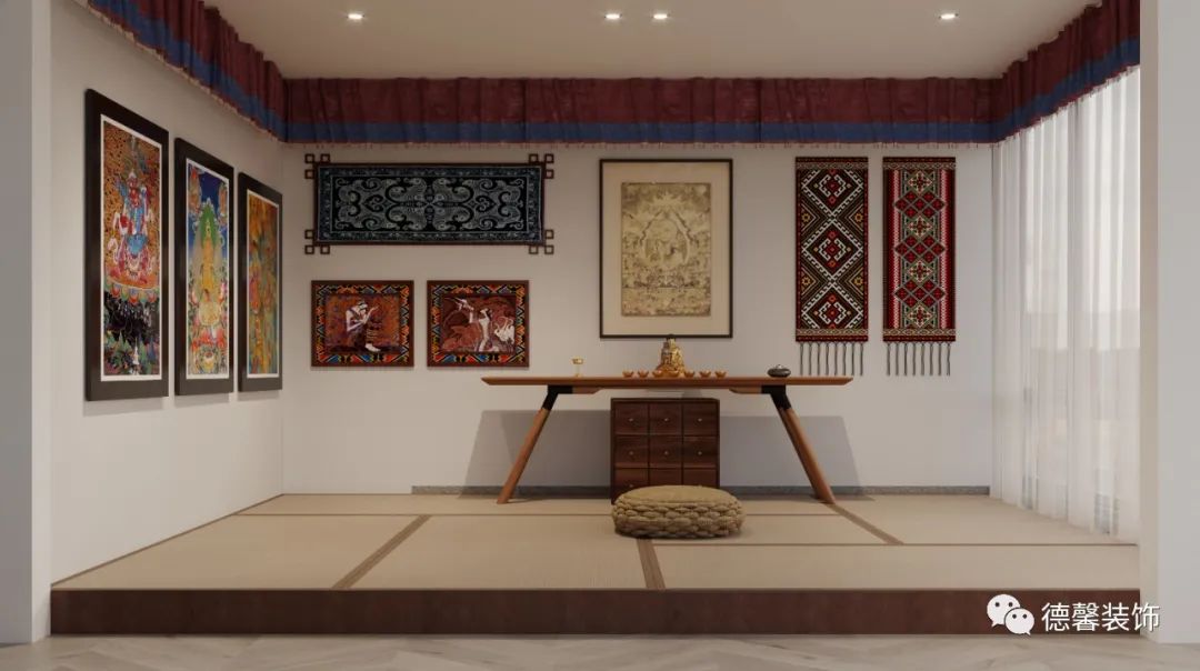 藏珑府现代法式混搭别墅丨德馨装饰-28