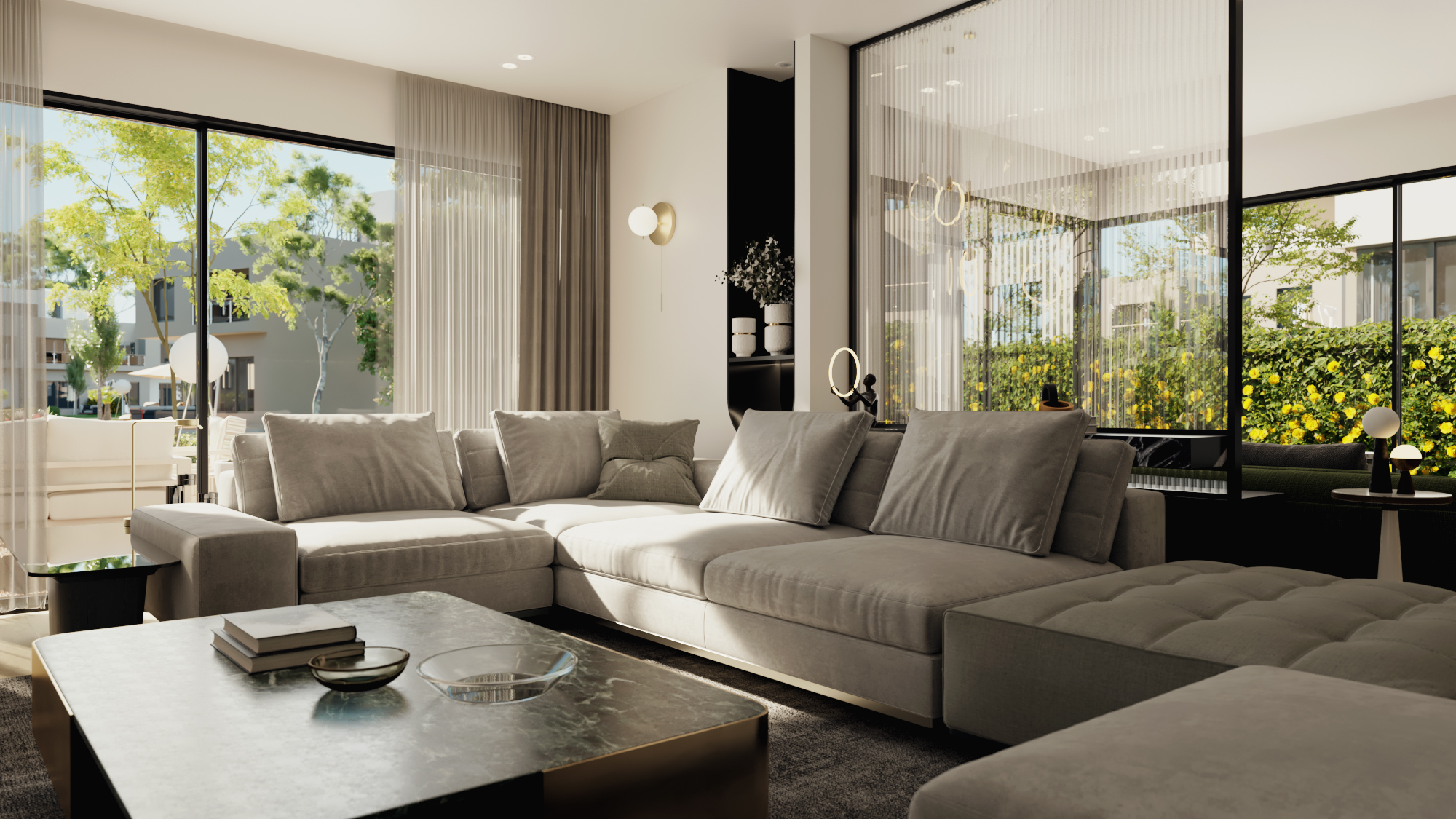 Twin Villa Reception | Rosail City Compound-3