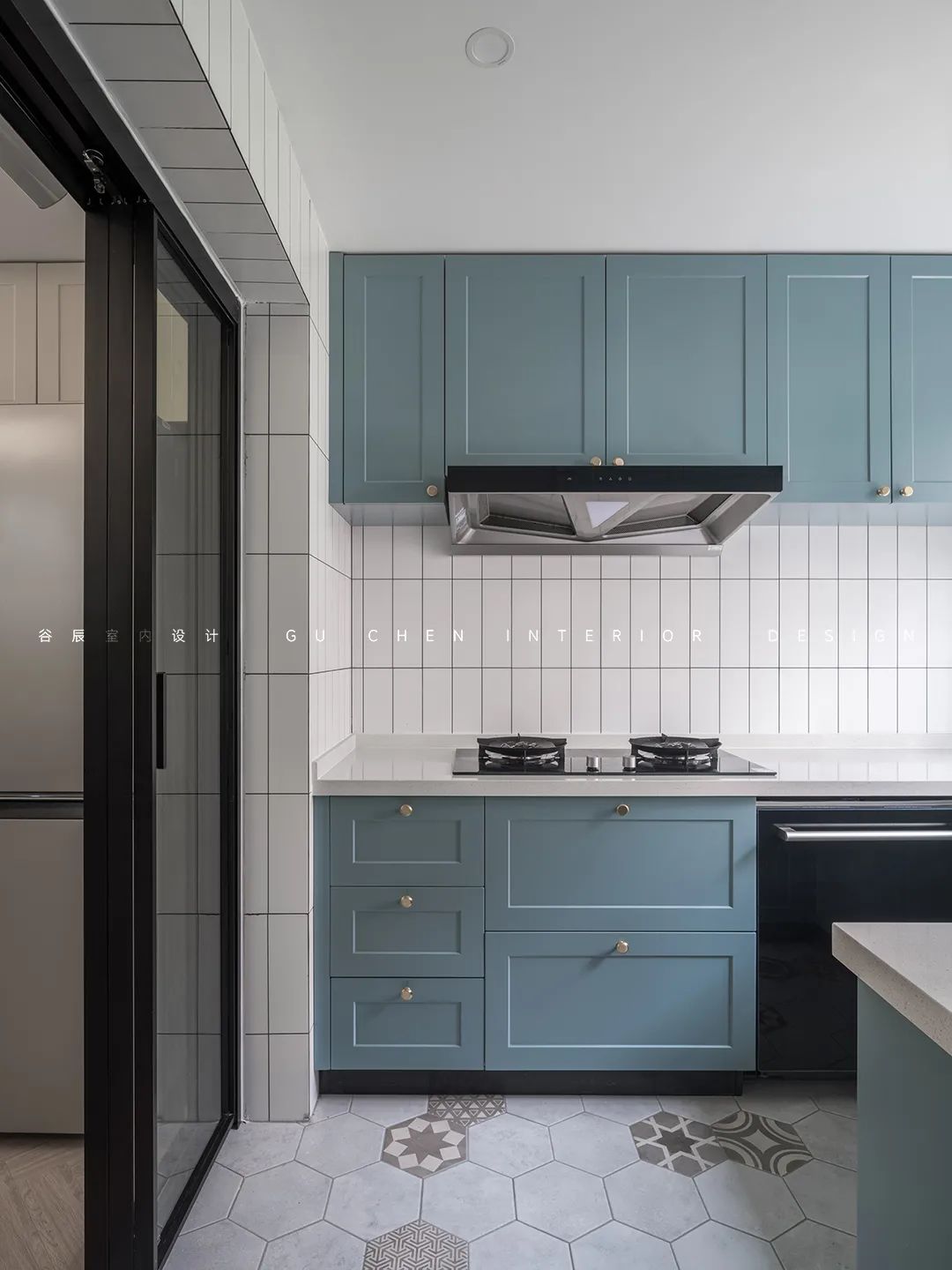 GUCHEN DESIGN | 独居女生的温柔复古家，谁信只有55㎡！-56