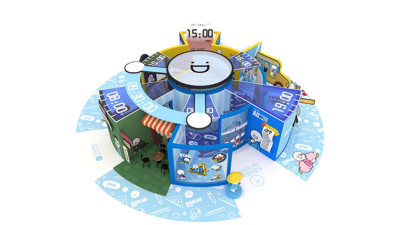 杭州科技城宝龙广场小蓝IP展-6