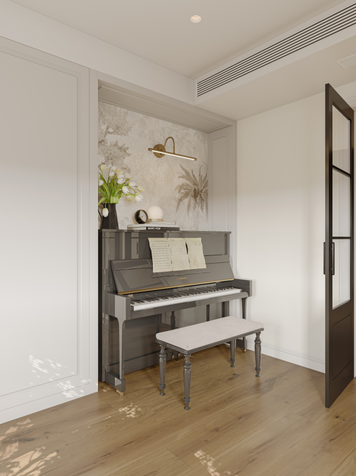 现代美式|3D渲染图-12