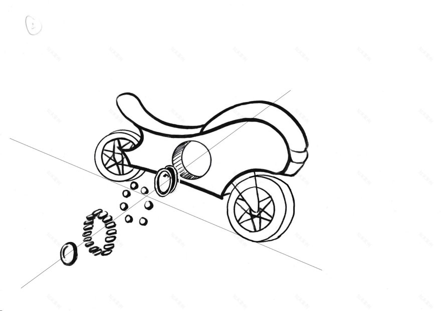 “Motorcycle Spinner”指尖陀螺玩具插画及手册设计丨Catie Doa-8