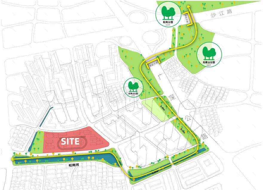 中标方案 | 引绿入园：松岗街道九年一贯制学校新建工程 / 局内设计+和域城建筑设计-4