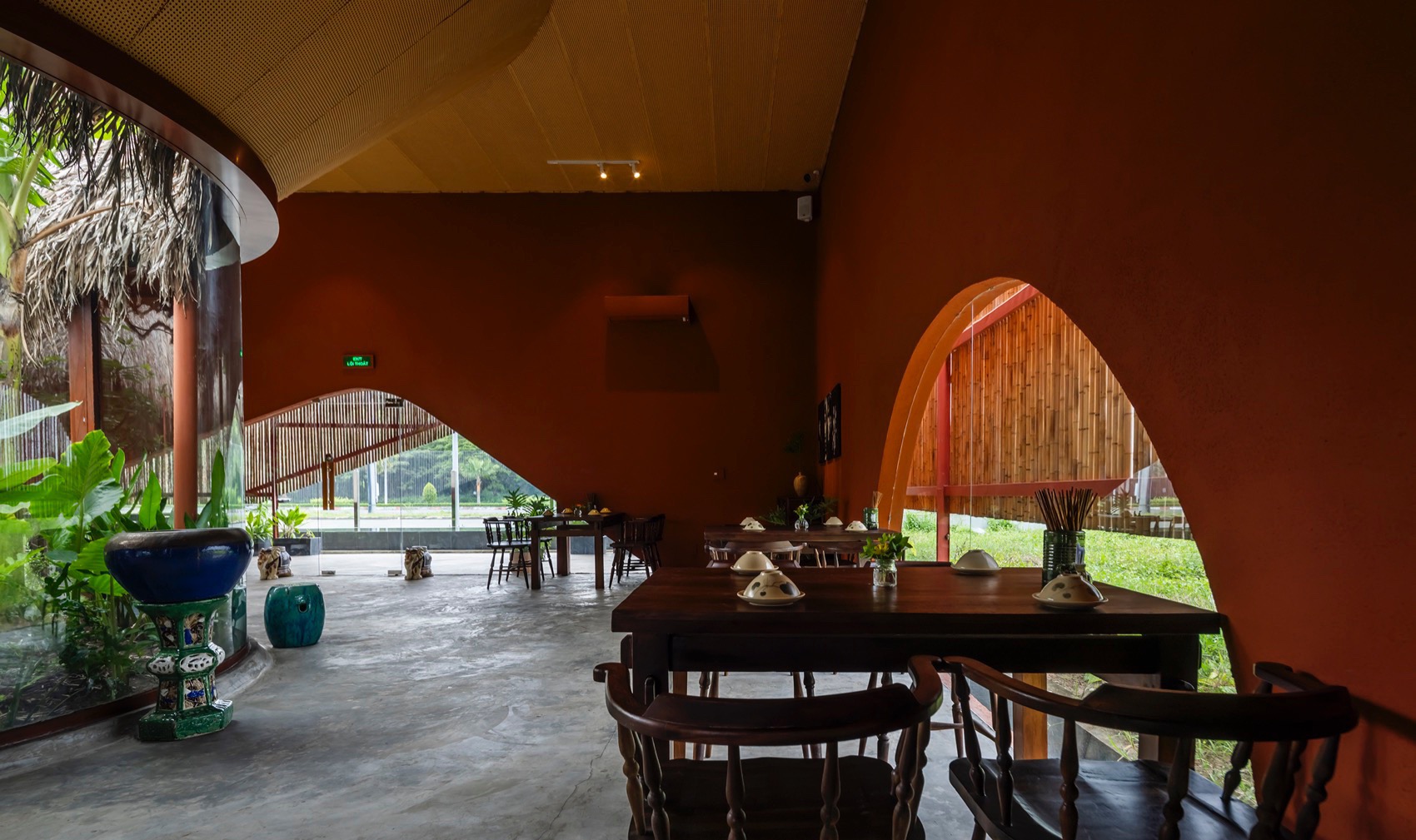 Nhà Tú花园餐厅丨越南丨Long Nguyen Design-47