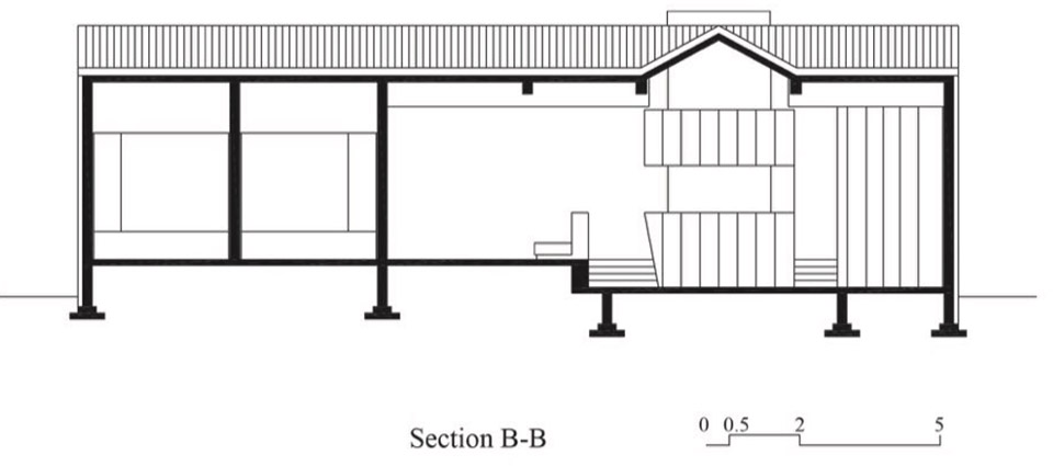 十字交叉之家 – 一朵屋面下的安顿与穿梭丨中国北京丨察社办公室-130