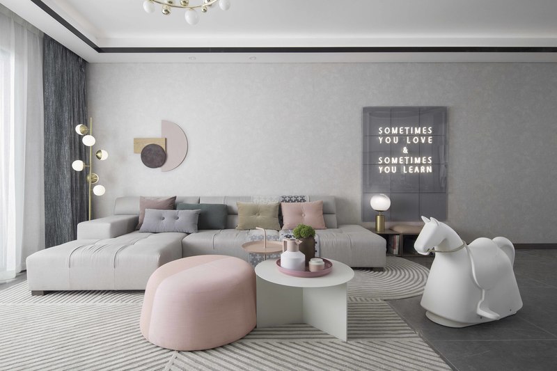 爱特路中南集系样板房 | 温馨新生儿家庭空间设计-1