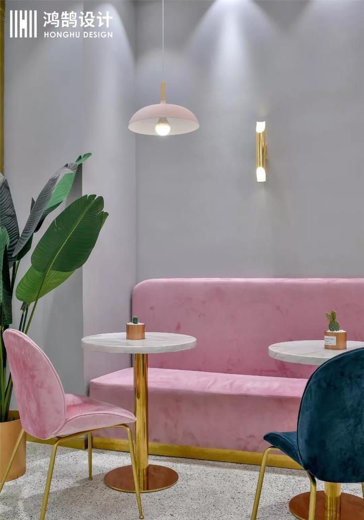 《丁先森茶饮》轻奢风设计,营造优雅精致的商业空间-0