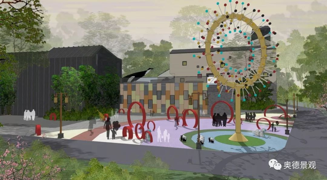 西安沣滨水镇 | 古韵新中式,生态康养的文旅小镇-58