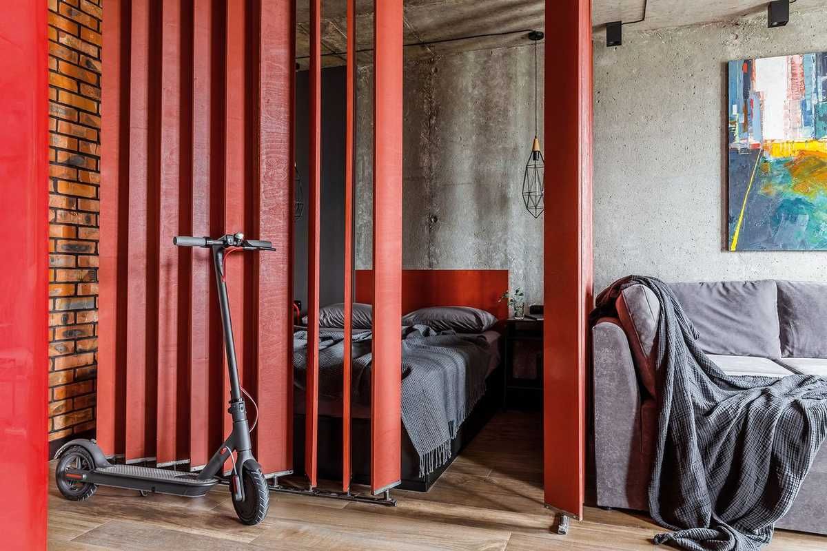 Квартира-студия в стиле лофт - 6 проектов, Фото интерьеров-67