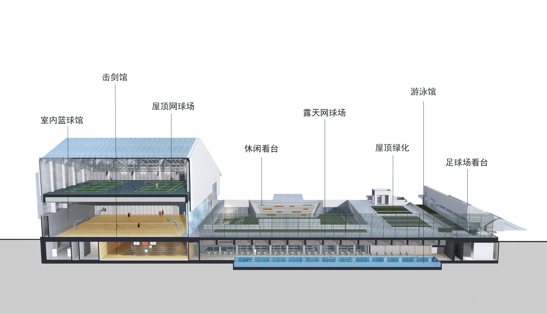 朴素的飘逸：成都锦江城市运动公园复合体育馆 / 山鼎设计-14