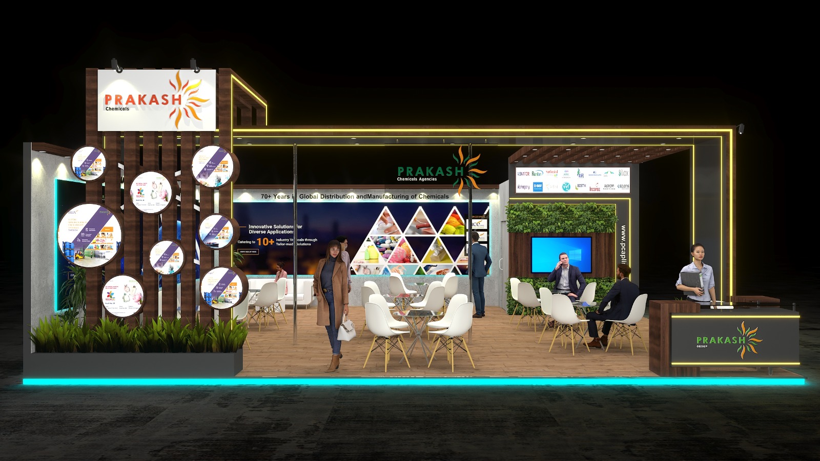Prakash Chemicals Pvt Ltd | 2 side open stand-1