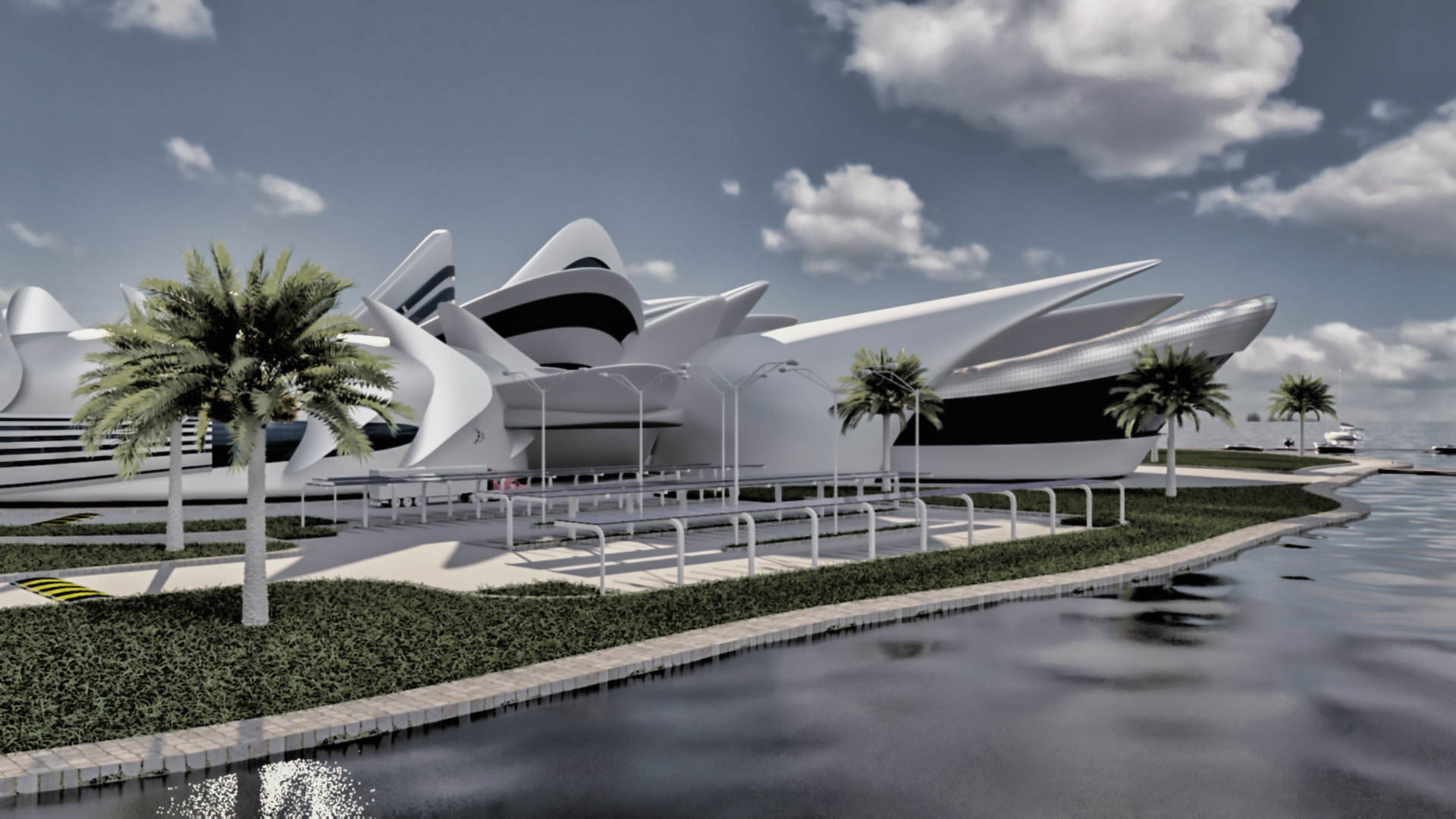 海蓝宝石毕业设计丨埃及丨埃及科技大学建筑系-41