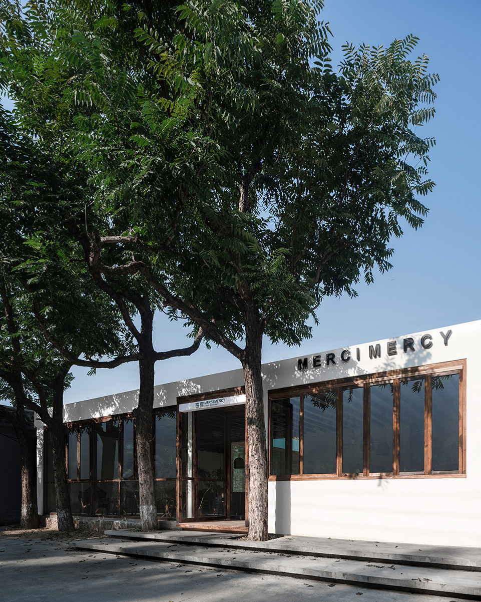 四棵树下的小院每喜merci mercy餐厅丨中国北京丨五架三间设计研究室-3