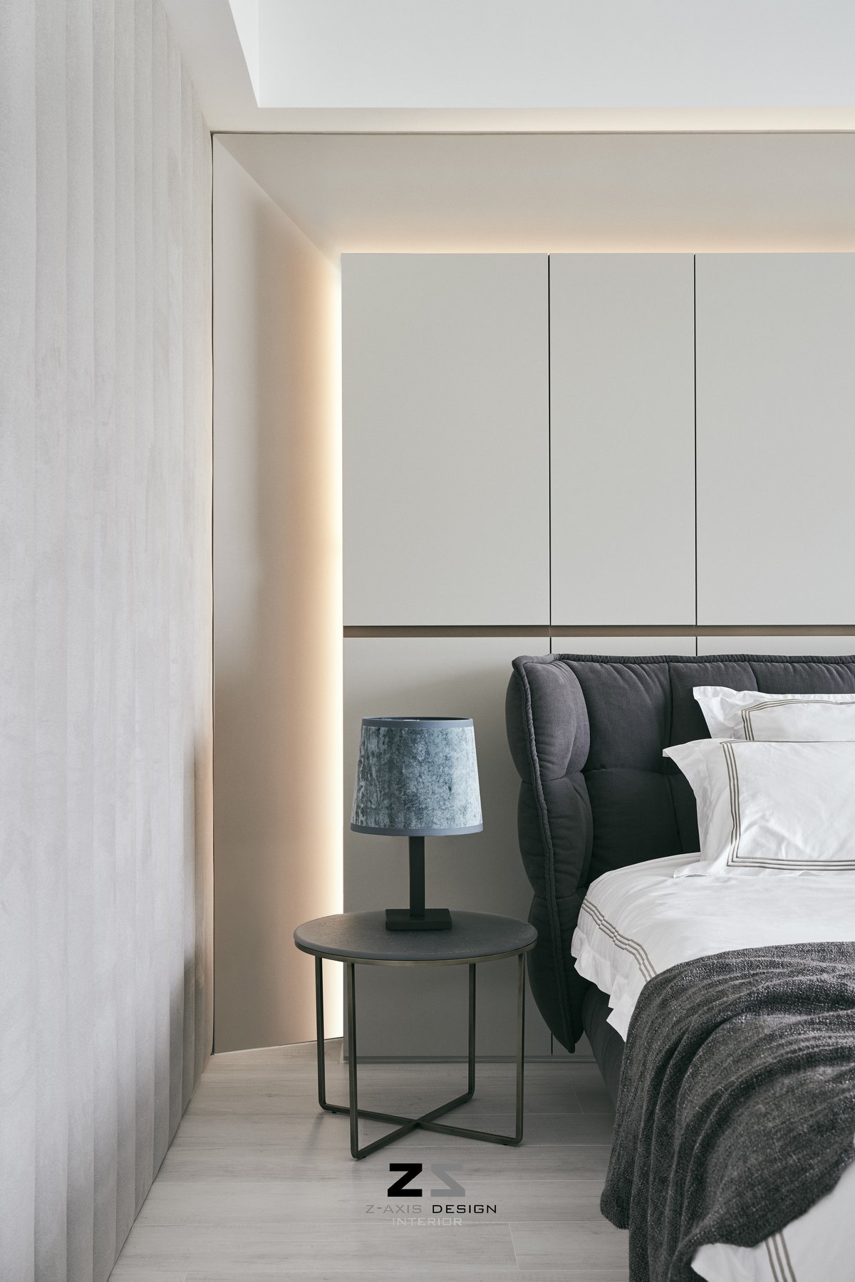 台中 L 宅 | 灰色调 Z 轴空间设计，双向沙发打造趣味动线-27