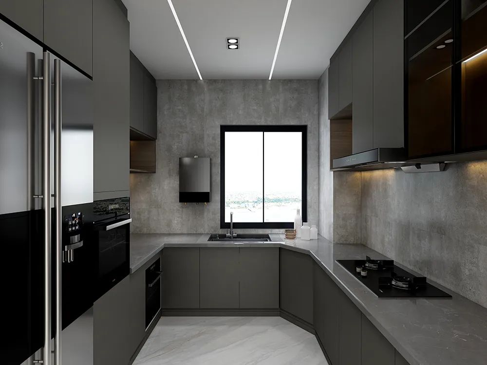 峰上名宅 128㎡现代极简风案例丨CITYFAMILY DECORATIO-22