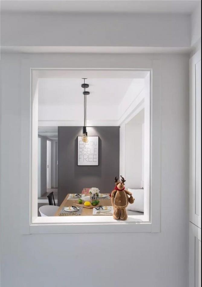 70㎡北欧风小户型设计，功能分区明晰，粉色与灰色搭配尽显精致-2