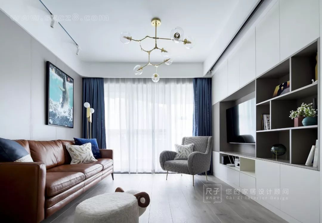 108㎡学区房设计,弧形元素打造孩子的“安全屋”-41