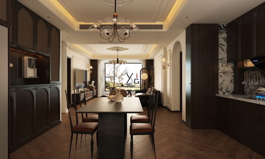 177平米法式复古装修案例-11