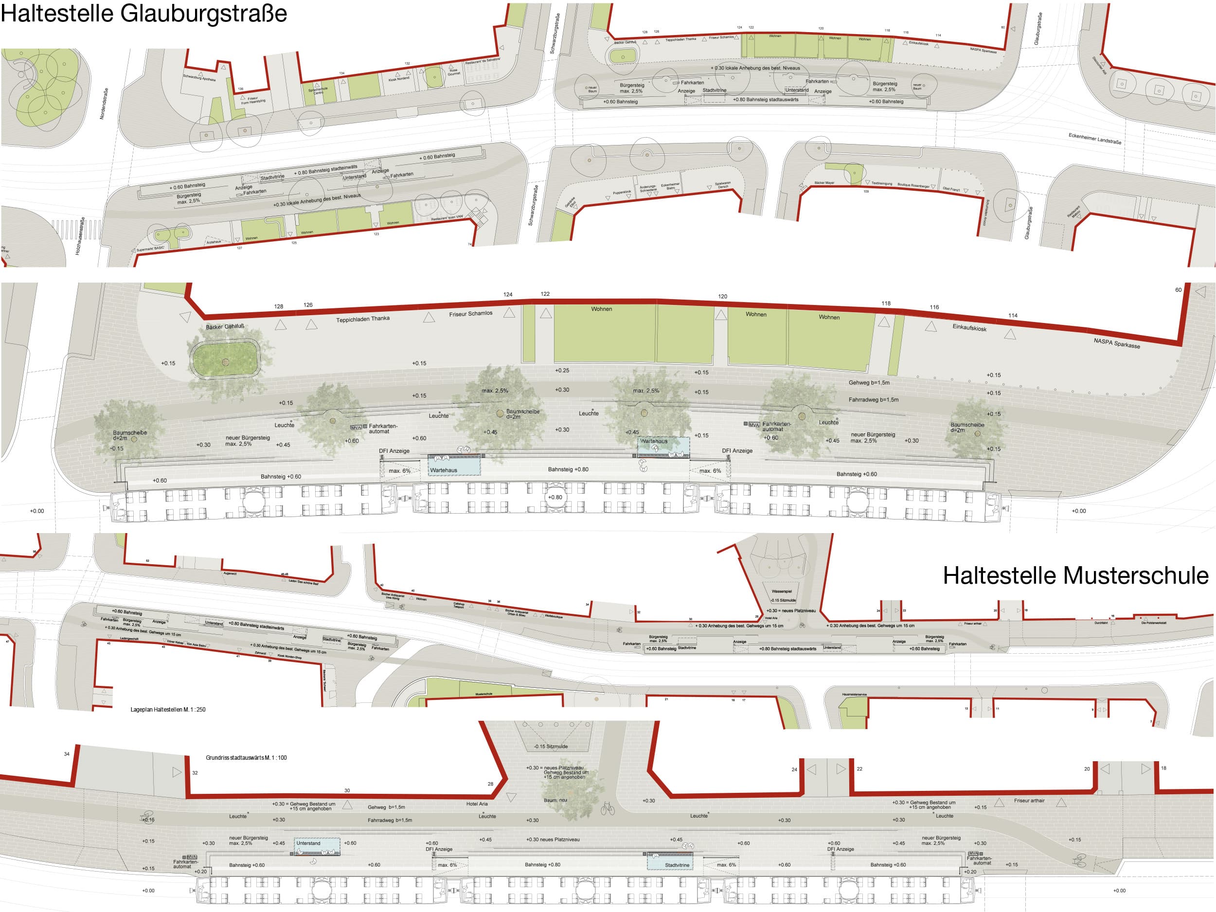 U5-Haltestellen Musterschule und Glauburgstraße | KÖLLING ARCHITEKTEN BDA-29