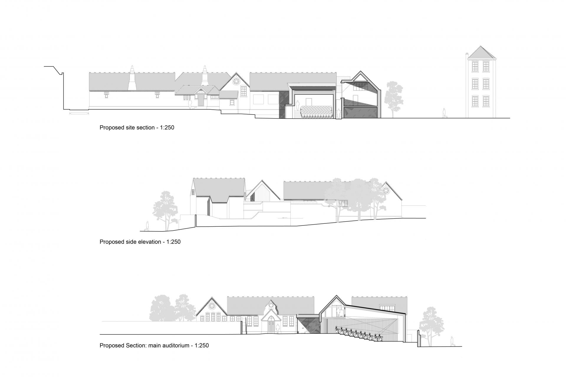 19世纪建筑内的现代电影院设计项目-20