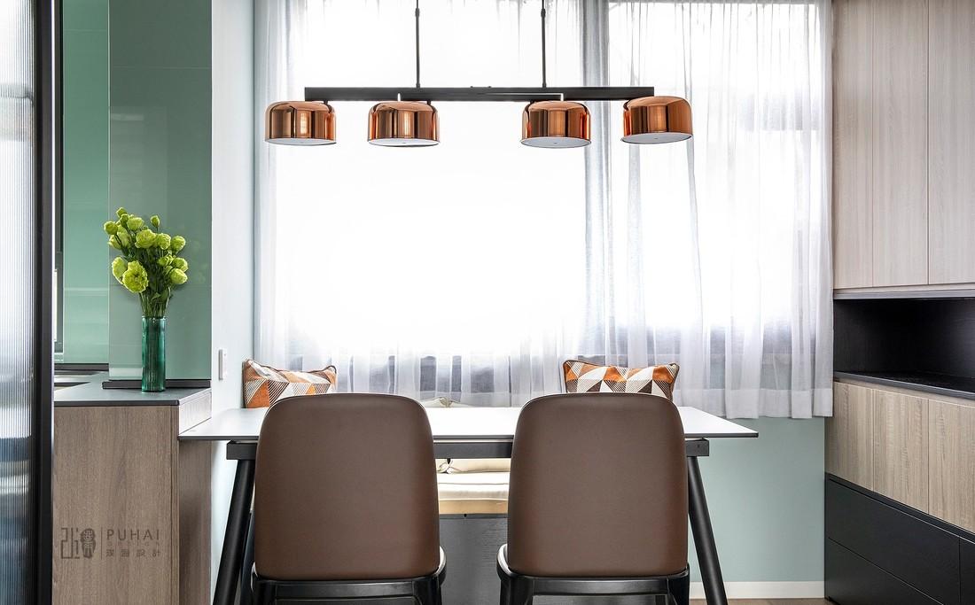 89㎡现代简约三居室,点亮生活的活力橙色沙发-19