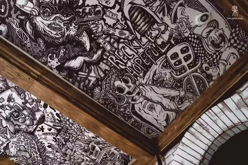 穿越钢铁丛林,抵达自由彼岸——GAL 果 Barber Shop 塘沽开发区店设计解读-39