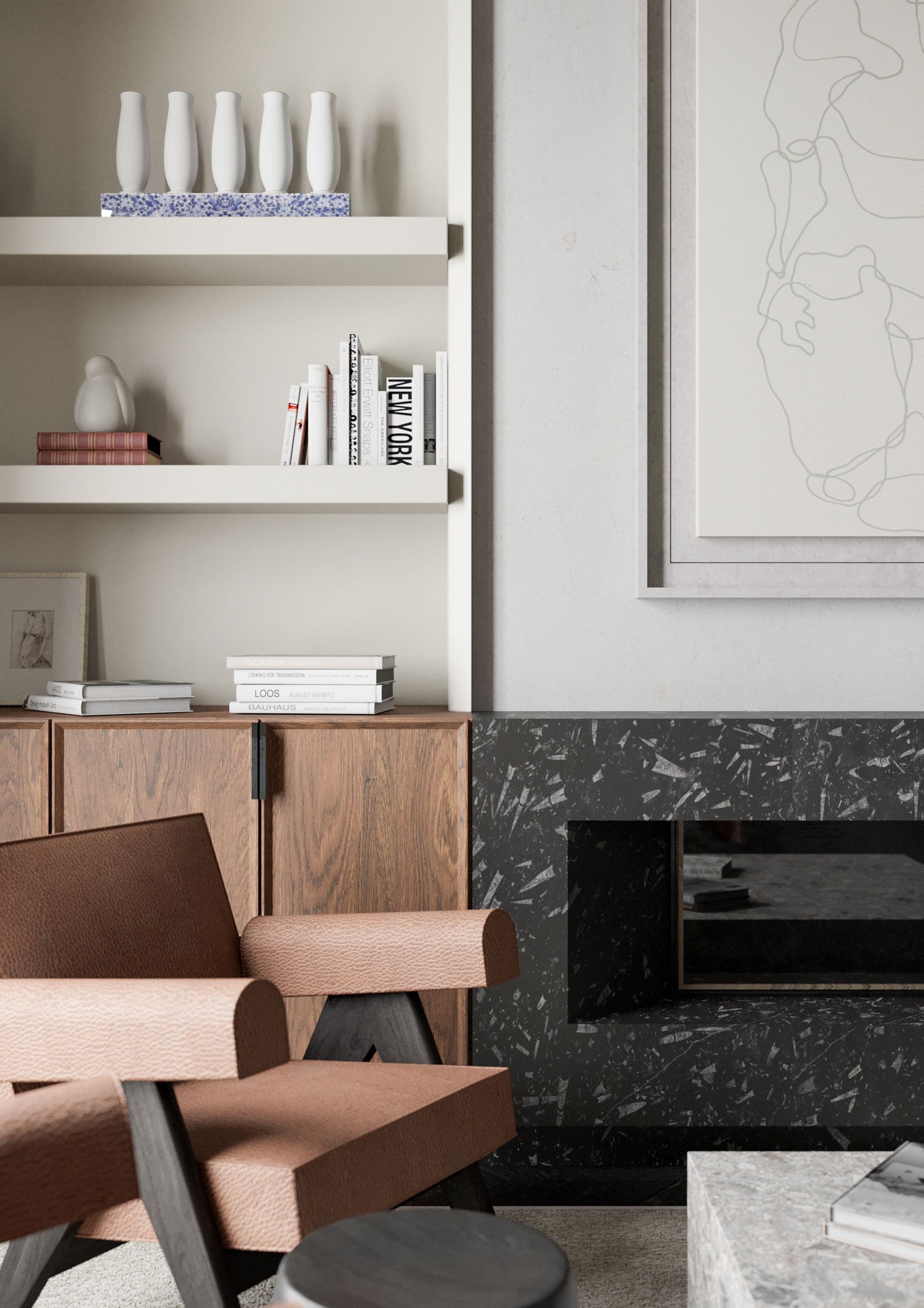 巴黎拉丁区18世纪建筑内公寓改造丨法国巴黎丨STUDIOVLACH（Thomas Vlach）-12