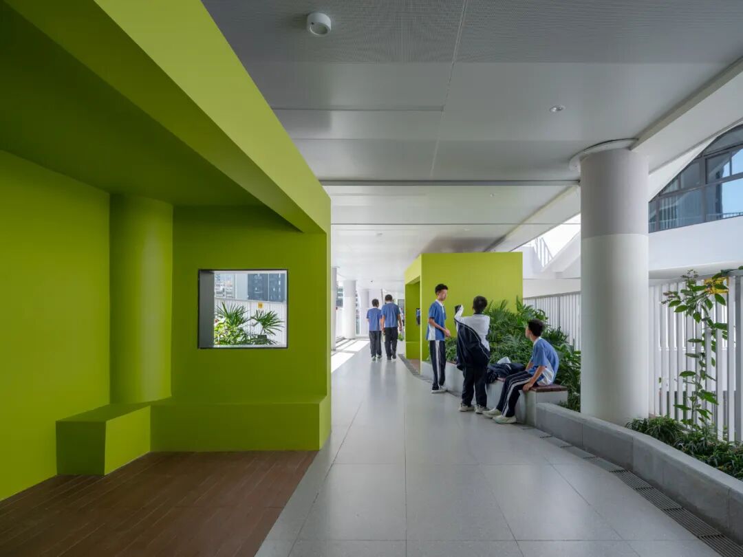 作品推介|立体庭院与开放边界：深圳市龙华高级中学教育集团民治校区-110