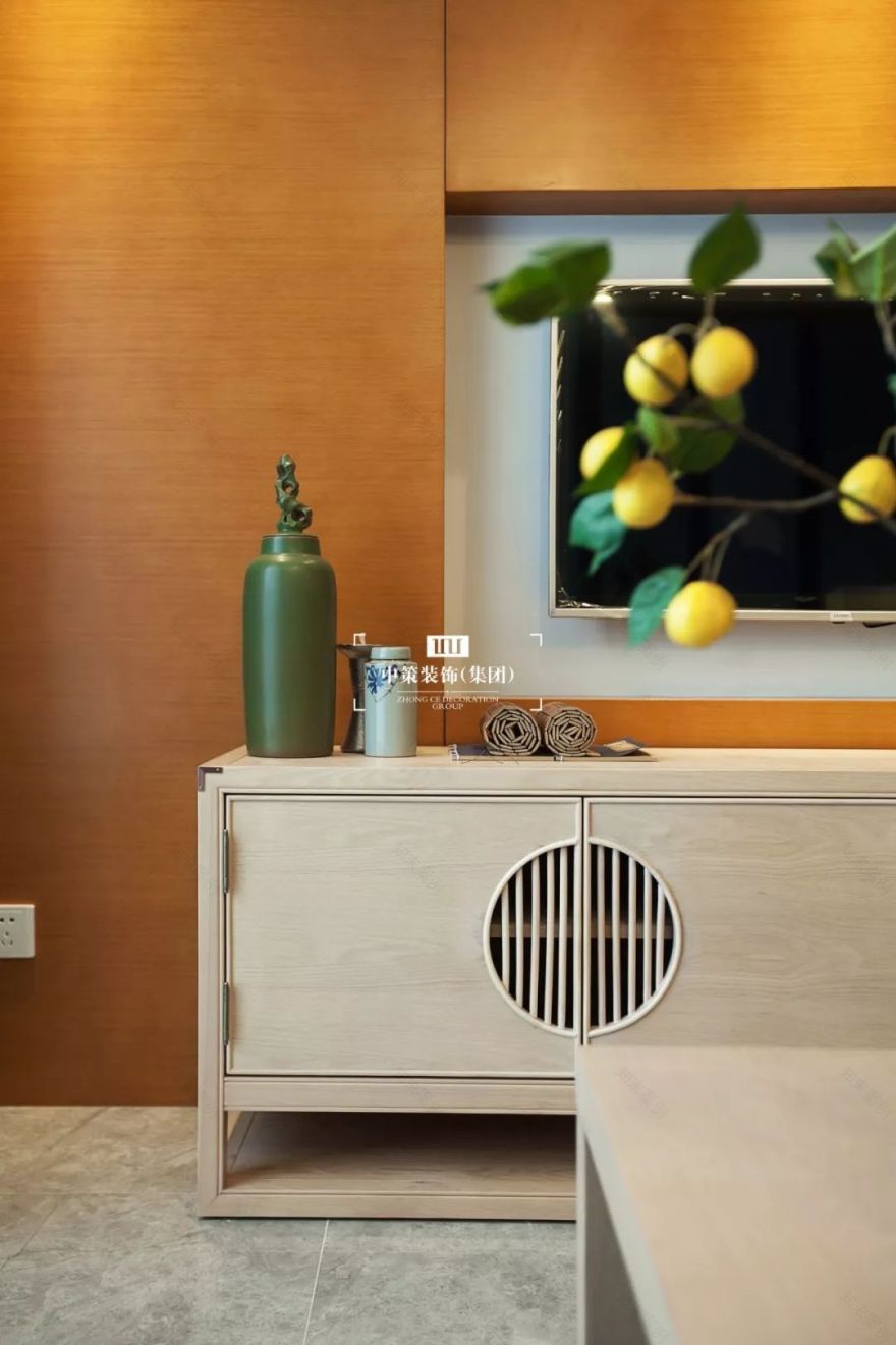 简约中式风,70 平米小户型变身东方美学空间-17