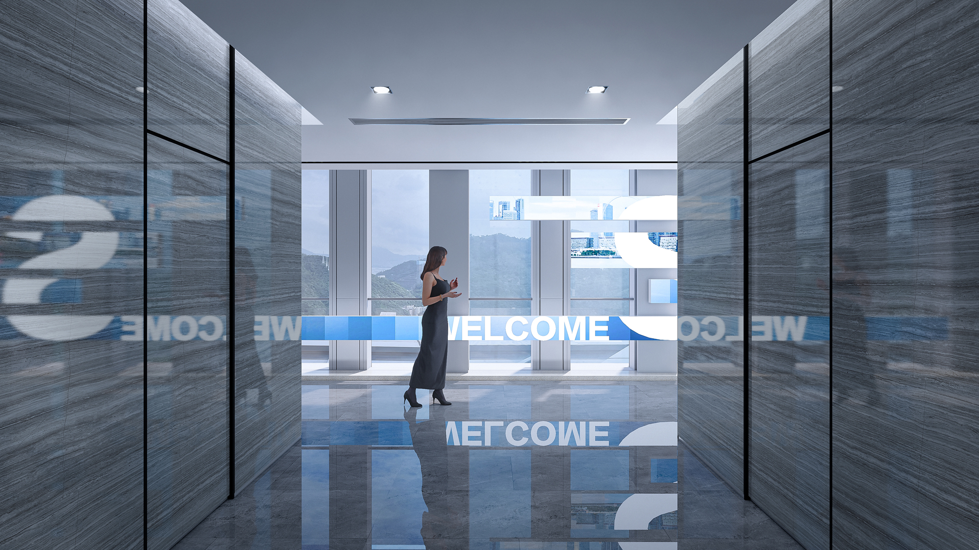 顺丰前海企业展厅设计-4