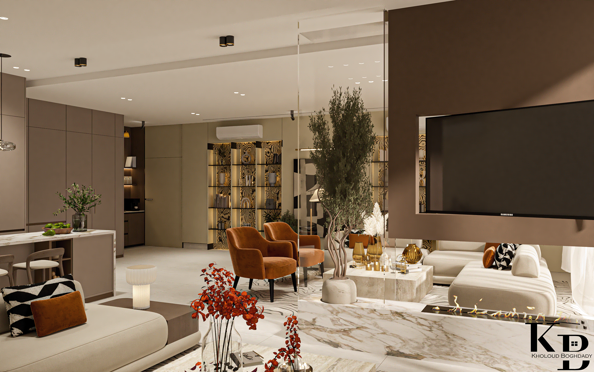 客餐厅丨沙特阿拉伯利雅得丨KHOLOUD BOGHDADY-5